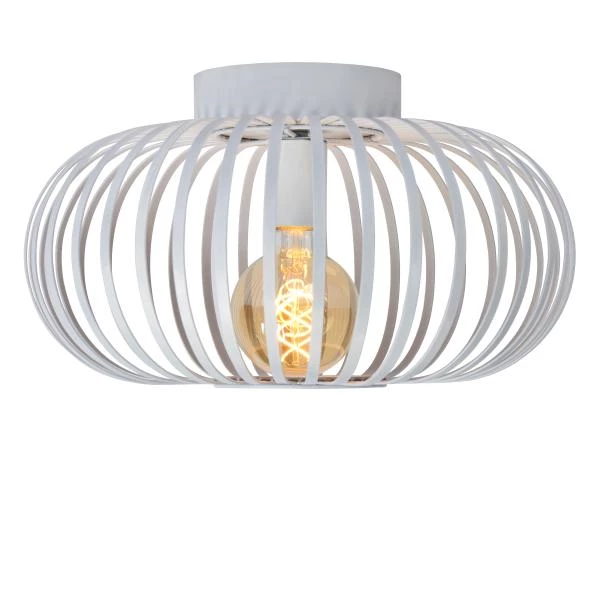 Lucide MANUELA - Flush ceiling light - Ø 39,5 cm - 1xE27 - White - detail 1